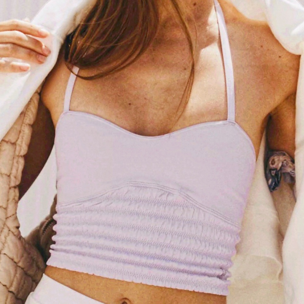 Free People Your A Sweetheart Cami in Lavender Size XL NWOT